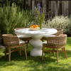 Keith Dining Chair Set of 2 Natural, by Dovetail, 23" width x 28" height x 22.5" depth thumbnail 6