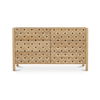 Fulton 6 Drawer Dresser Natural, by Moe's Home, 60" width x 34" height x 20" depth thumbnail 1
