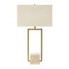 Warrick Modern Travertine Table Lamp, by Uttermost, 18" width x 31.5" height x 10" depth thumbnail 6