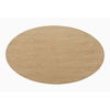 Otago Oval Dining Table Natural Oak, by Moe's Home, 71" width x 29.5" height x 43.5" depth thumbnail 4