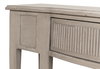 Madora Bungalow Console Table  Grey, by Sarreid, 1'3" length x 4' width x 2'9" height thumbnail 7