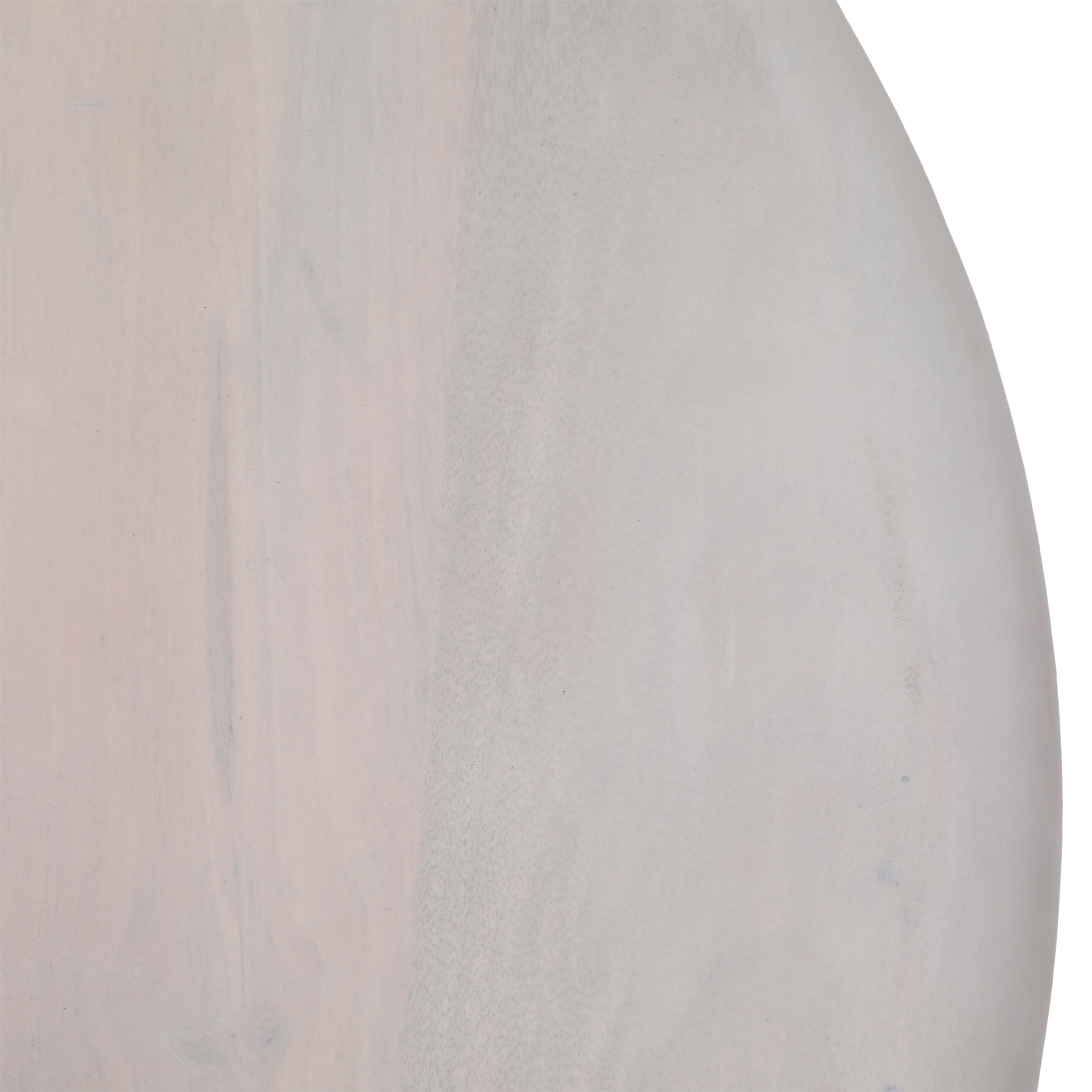 Lavera Coffee Table White, by Dovetail, 30" width x 16.5" height x 30" depth View 3