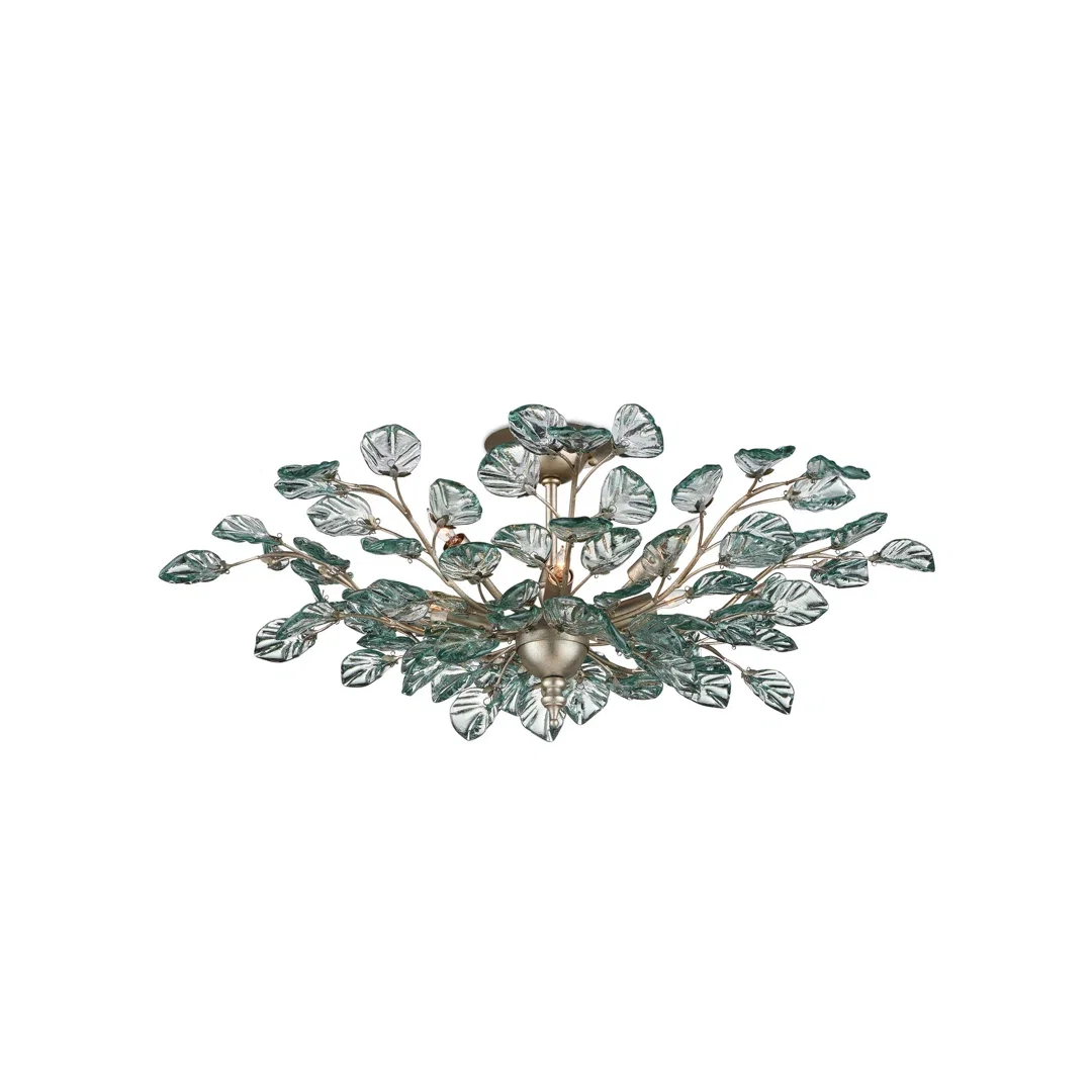 Baobab 8 - Light Semi Flush Mount, by Currey and Company, 33.5" width x 13" height x 33.5" depth View 4