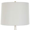 Helena Slender White Table Lamp, by Uttermost, 14" width x 36" height x 14" depth thumbnail 6