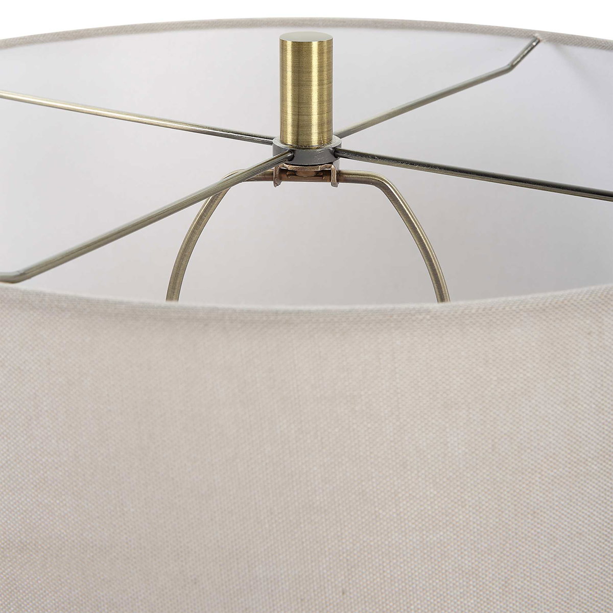 Gorda Bronze Ceramic Table Lamp, by Uttermost, 15" width x 22.5" height x 15" depth View 7