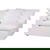Clay Corner Chair Cream White thumbnail 1