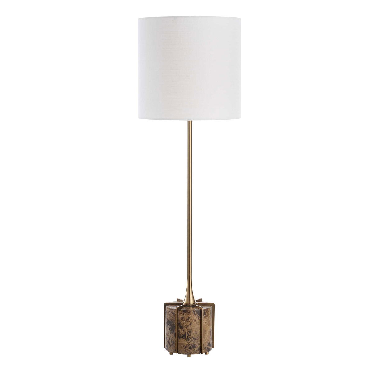 Britwell Brown Buffet Lamp, Table Lamp by Uttermost, 11" width x 36.5" height x 11" depth View 4
