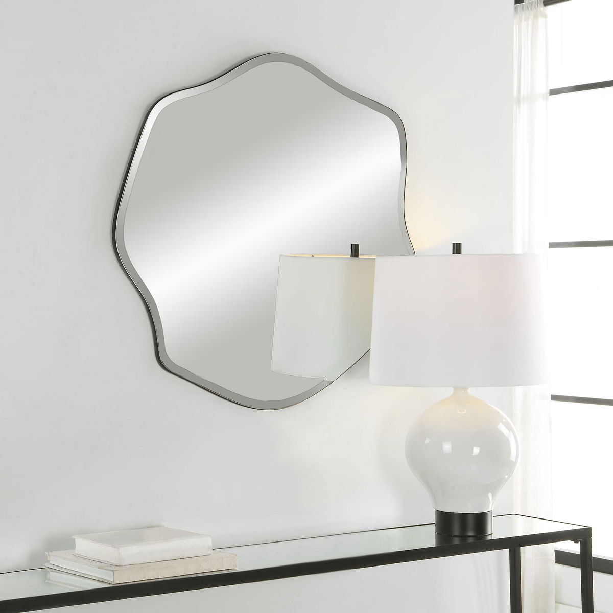 Curiosity Organic Mirror, by Uttermost, 31.25" width x 31.62" height x 0.5" depth View 4