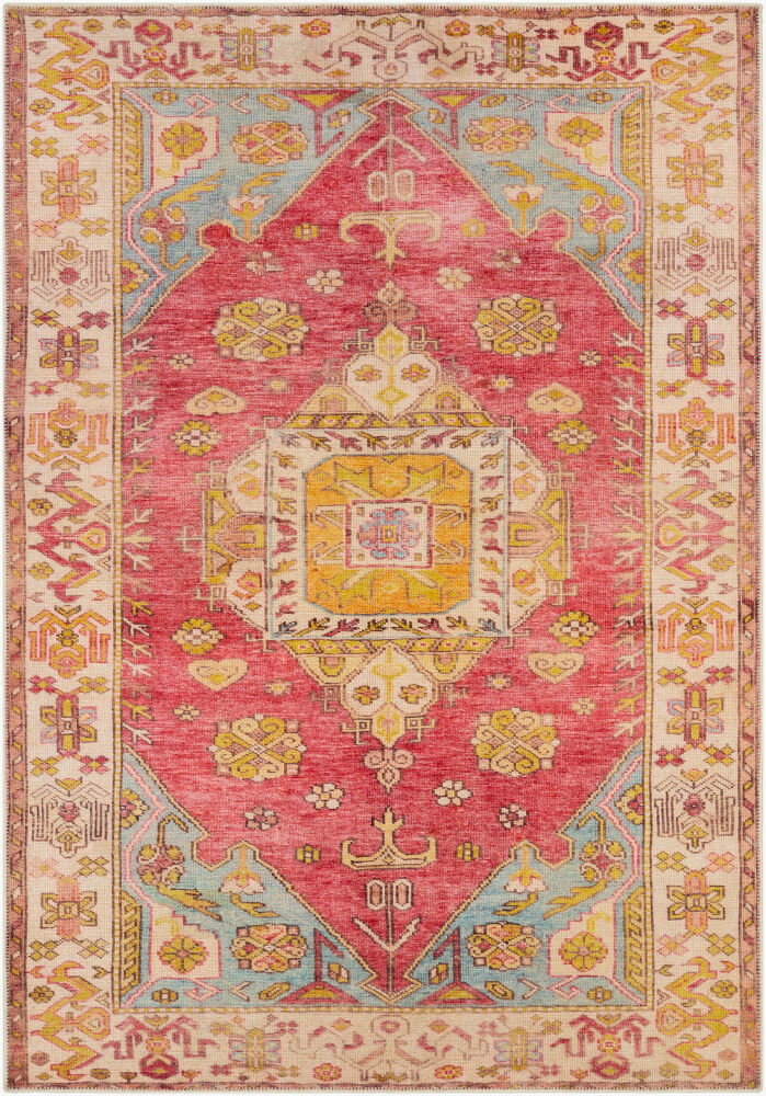 Amelie Machine Woven Rug, by Surya, 1'3.75" length x 1'3.75" width