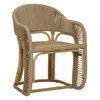 Glen Ellen Arm Chair in Natural, by Woven, 22.75" width x 30" height x 23.75" depth thumbnail 1