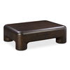 Rowan Coffee Table Dark Brown, by Moe's Home, 50" width x 16" height x 40" depth thumbnail 5