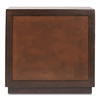 Denman 3 Drawer Nightstand Dark Brown thumbnail 5