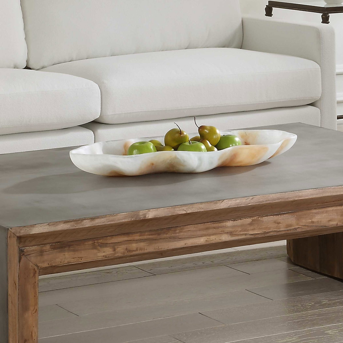 Organic Elegance Wavy Oval Bowl, Decorative by Uttermost, 28" width x 3" height x 12.25" depth View 2