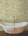 Woodland Floral Linen Peel & Stick Wallpaper thumbnail 1