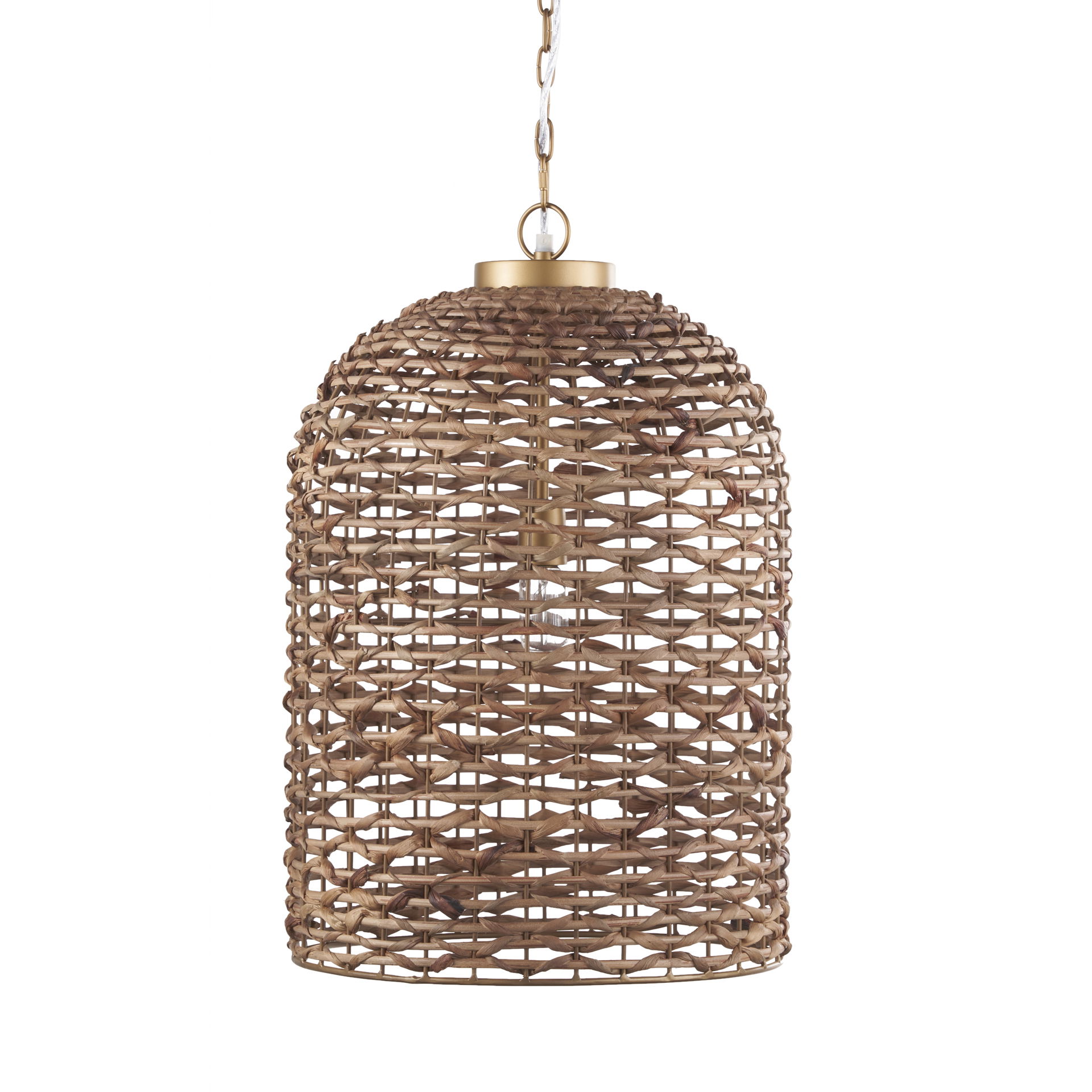 Sana Tall Watergrass Pendant Light, by Mercana, 17.5" length x 17.5" width x 26" height View 1