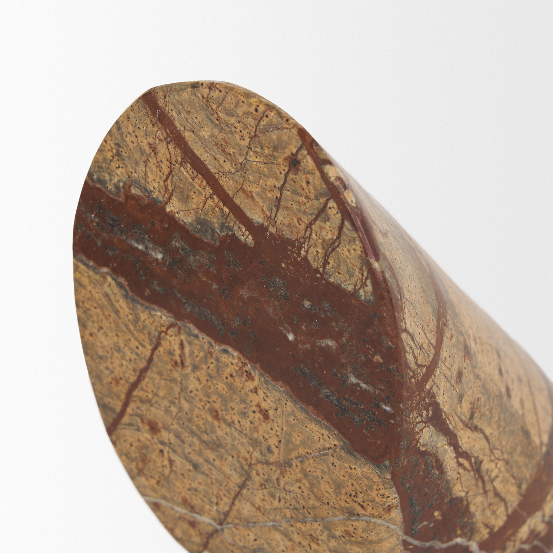 Rahima Brown Forest Marble Angled Bookends, by Mercana, 10.23" length x 3.15" width x 4.75" height View 8