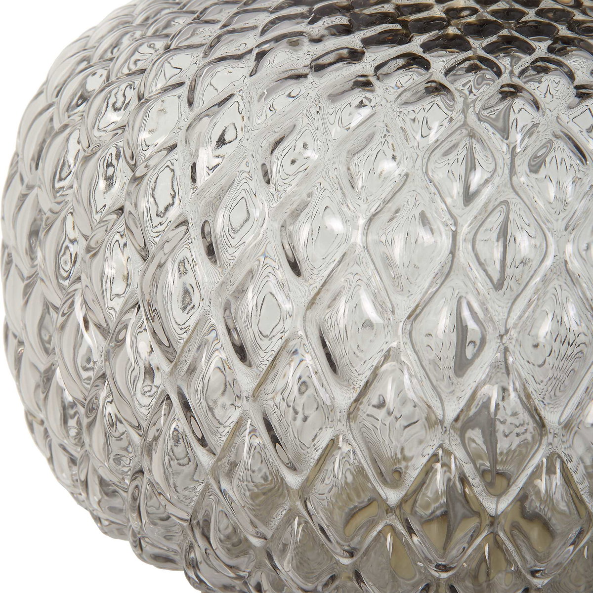 Estelle Glass Table Lamp, by Uttermost, 1'5" width x 1'10" height x 1'5" depth View 8