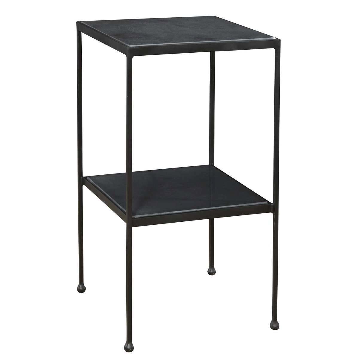 Sherwood Square Marble Accent Table, Side & End Table by Uttermost, 13" width x 25" height x 13" depth View 4