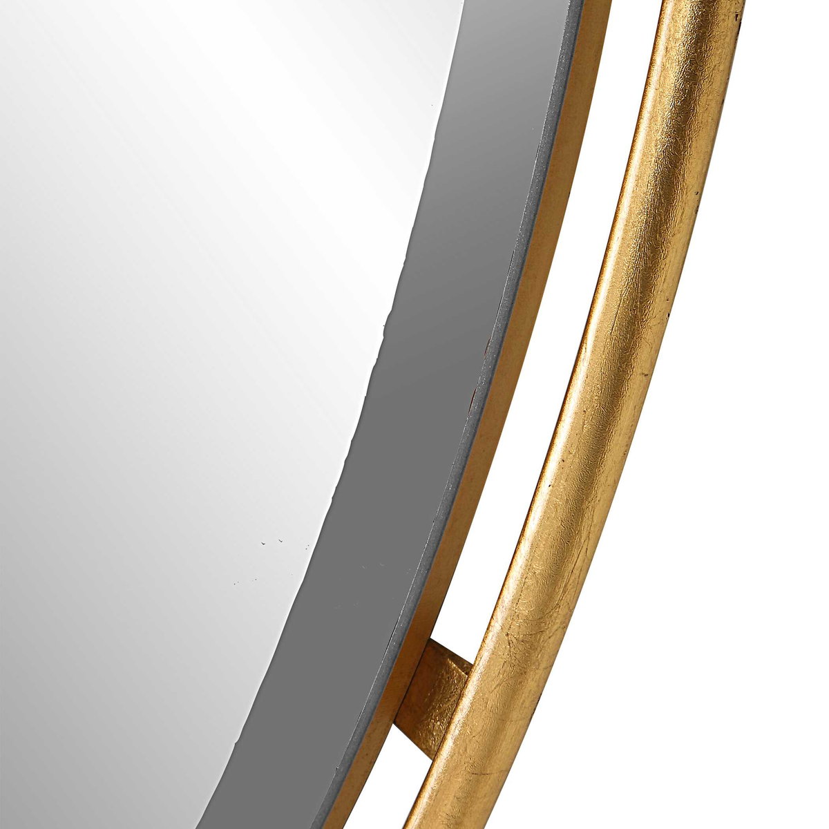 Canillo Gold Round Mirror, by Uttermost, 3'6" width x 3'6" height x 0.75" depth View 6