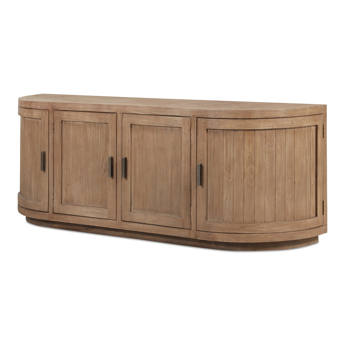 Nicola Media Cabinet Natural, Media Console by Moe's Home, 70.9" width x 26" height x 17.7" depth View 6