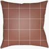 Gridwork Accent Pillow, Decorative Pillow by Surya, 16" length x 16" width thumbnail