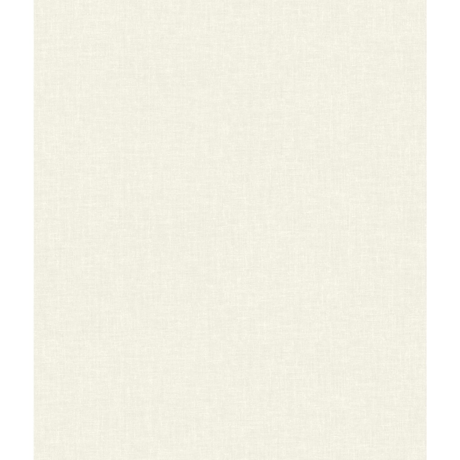 White Nordic Linen Wallpaper large image 