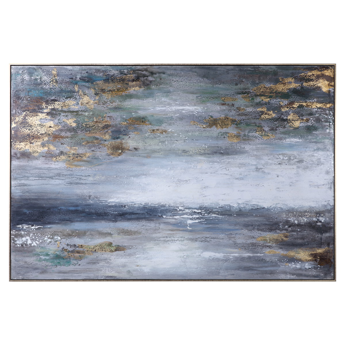 Dawn To Dusk Hand Painted Art, by Uttermost, 6'1" width x 4'1" height x 2.25" depth View 1