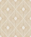Harlowe White & Gold Wallpaper, by York Wall, 32'9.6" length x 1'8.8" width x 0.02" depth thumbnail