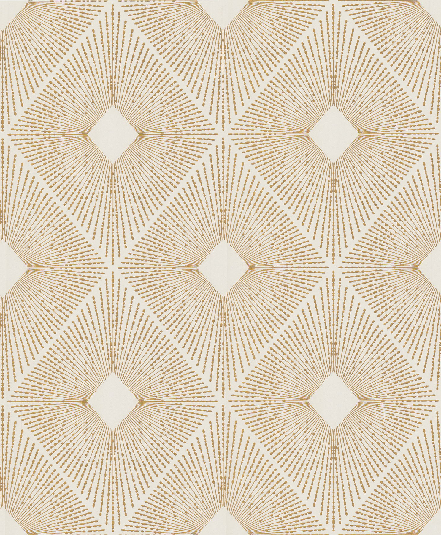 Harlowe White & Gold Wallpaper large image 