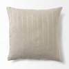 Danika 18 x 18 Beige and Gold Fabric Decorative Pillow Cover, by Mercana, 18" length x 18" width x 0.2" height thumbnail 6