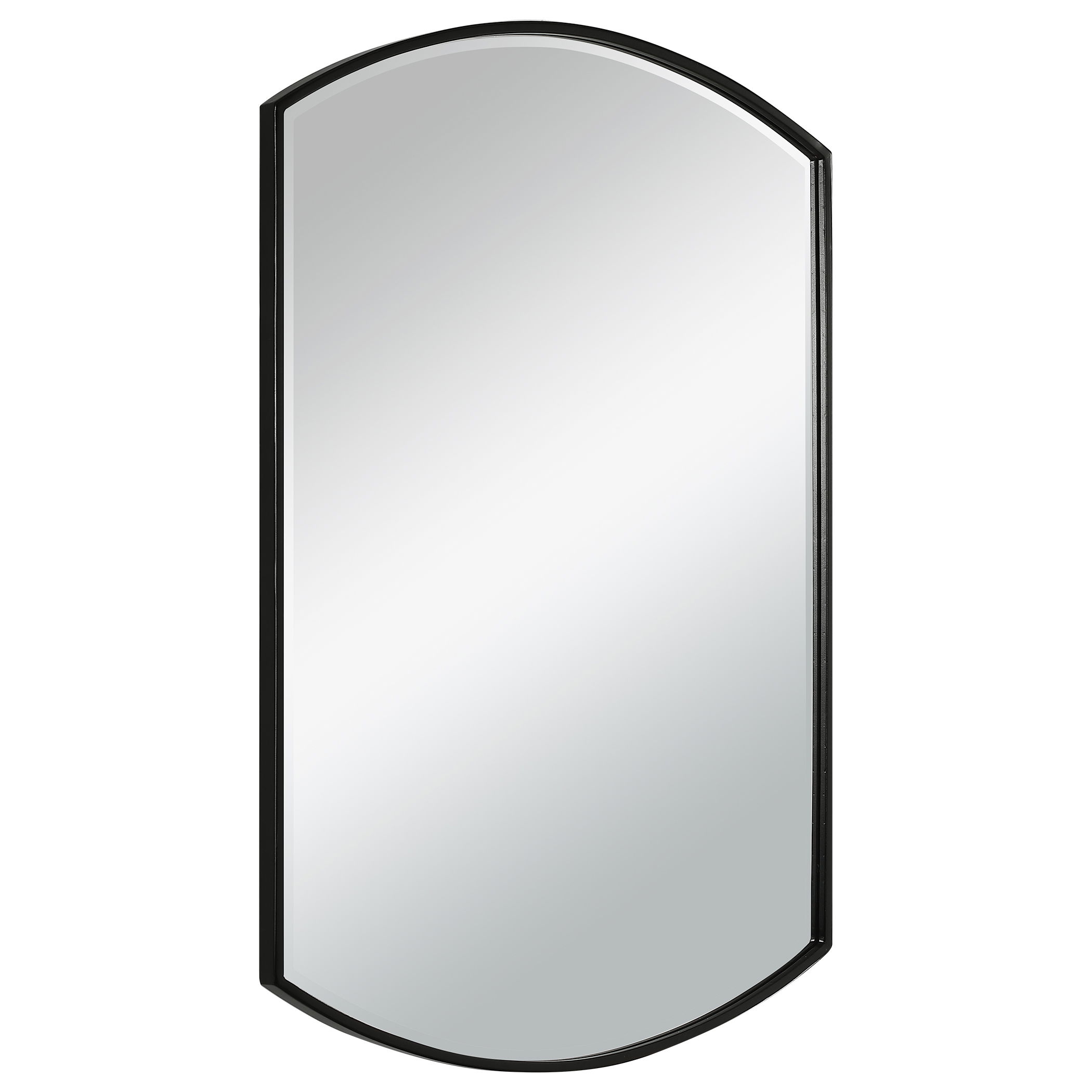 Shield Shaped Iron Mirror large image 