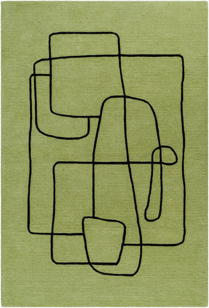 Rossi Handmade Rug, by Surya, 1'6" length x 1'6" width