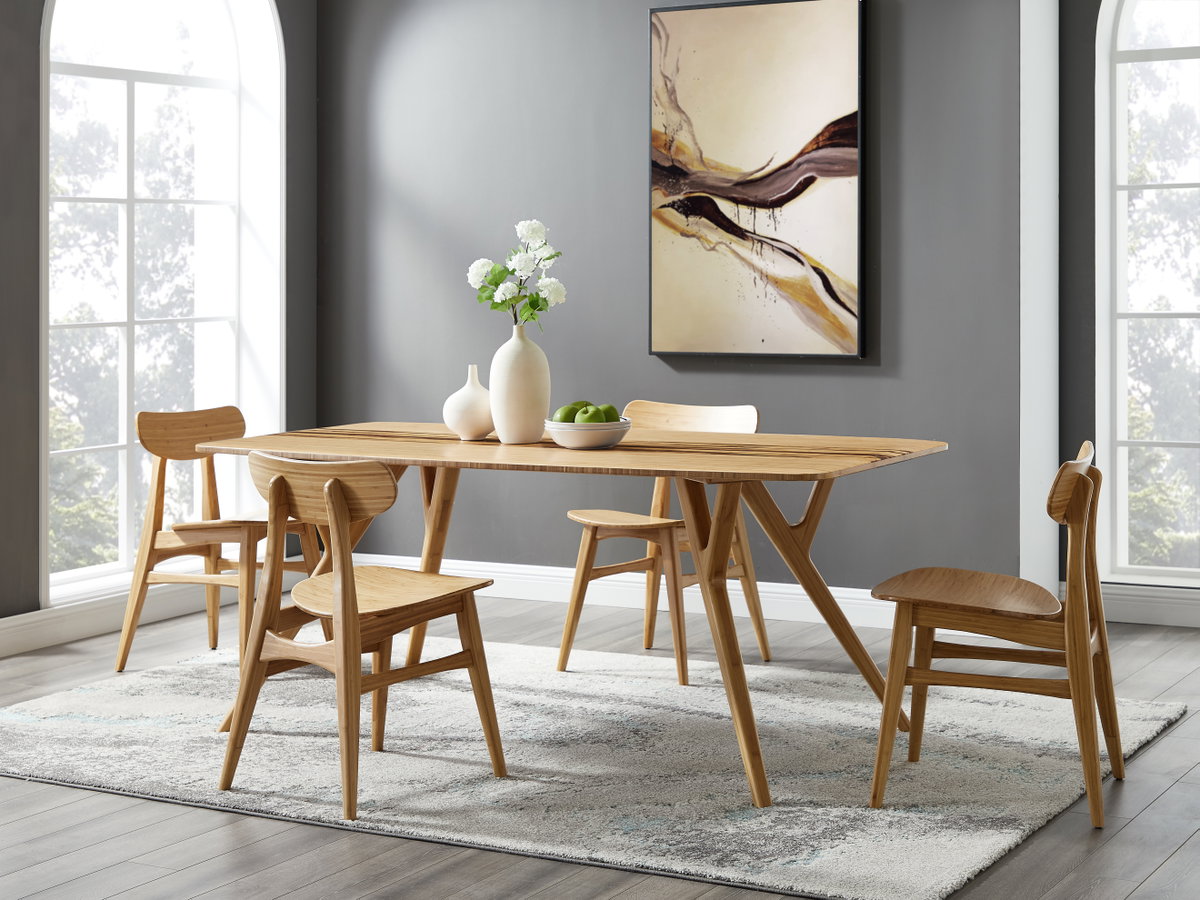 Cassia Dining Chair, Caramelized, (Set of 2), by Greenington, 22.5" length x 19.5" width x 31" height View 10