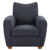 Teddy Slate Accent Chair, by Uttermost, 32" width x 35.5" height x 34.5" depth thumbnail 1