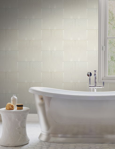 Vanishing Silver & Gold Wallpaper