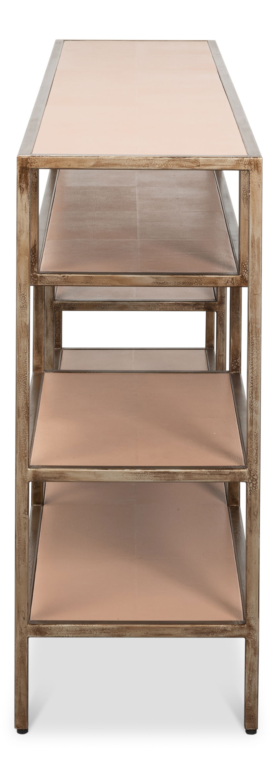 Cullum Shagreen Console, Mushroom large image 