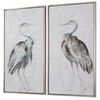 Summer Birds Framed Art Set/2, Painting by Uttermost, 25.75" width x 46.75" height x 1.75" depth thumbnail 4