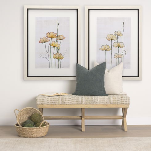 Ayanna Set of 2 Deep Nesting Seagrass Baskets with Handles