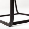 Arya (Set of 2) 24L x 10W Black Rectangular Glass Top Iron Frame Accent Table thumbnail 9