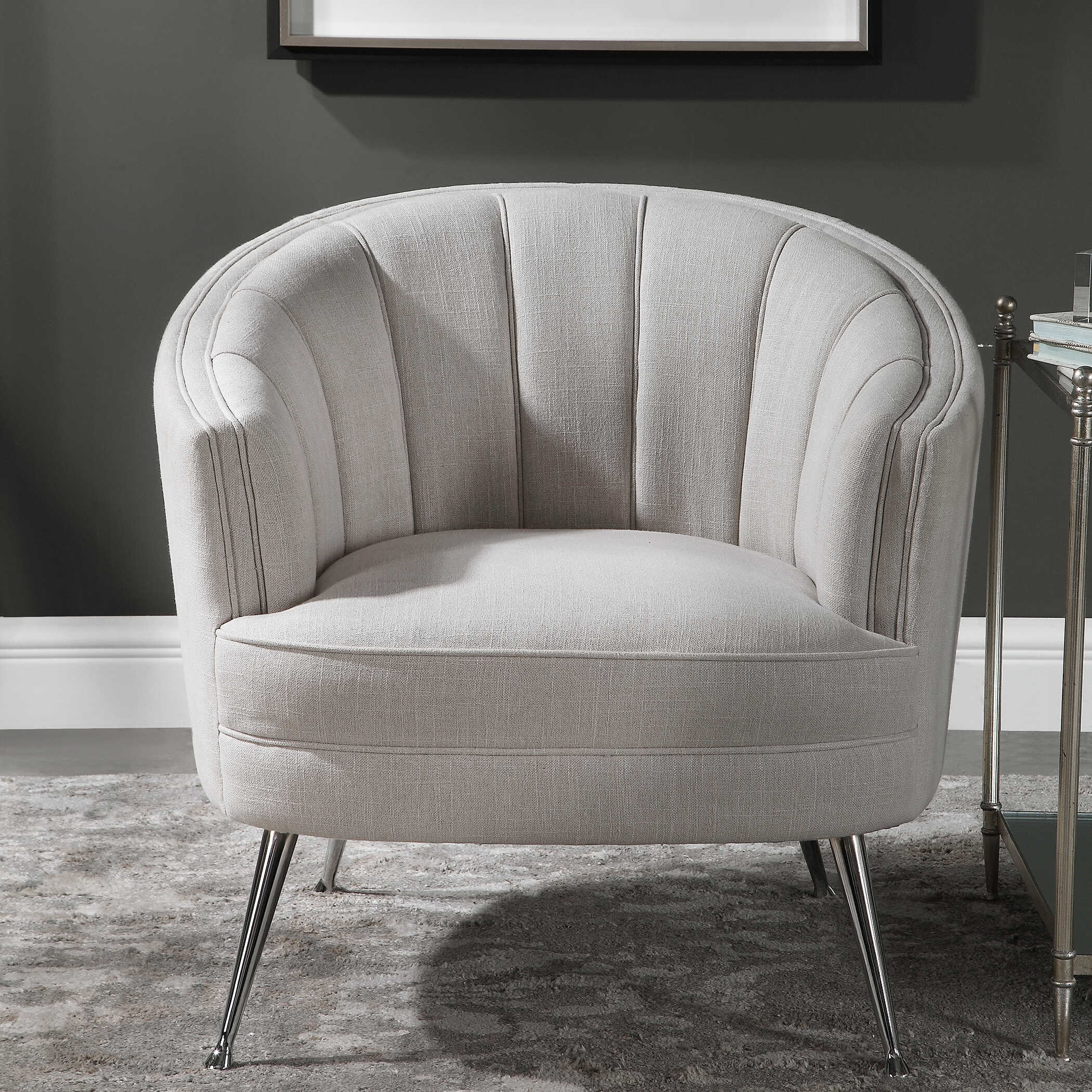 Janie Mid-Century Accent Chair large image 