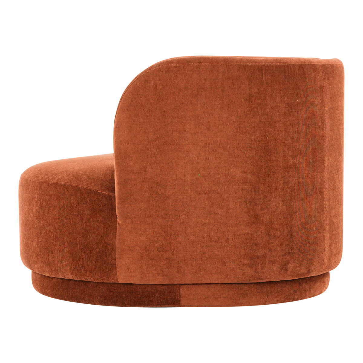 Yoon Chaise Right Fired Rust, Chaise Lounges & Daybed by Moe's Home, 59.5" width x 32.25" height x 46" depth View 3