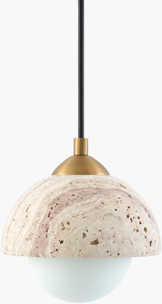 Cavertine Pendant, by Surya, 6" length x 6" width x 6" height