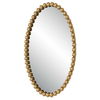 Serna Gold Oval Mirror, by Uttermost, 20" width x 30" height x 1.75" depth thumbnail 5