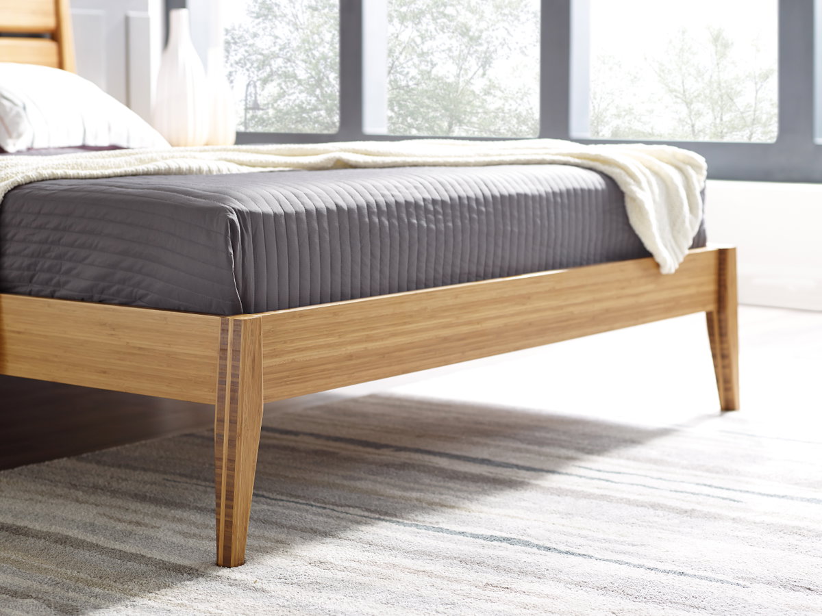 Sienna Eastern King Platform Bed, Caramelized, by Greenington, 85.5" length x 82" width x 40" height View 9