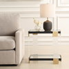 Bendena Modern Side Table, Side & End Table by Uttermost, 25" width x 24" height x 15.5" depth thumbnail 2