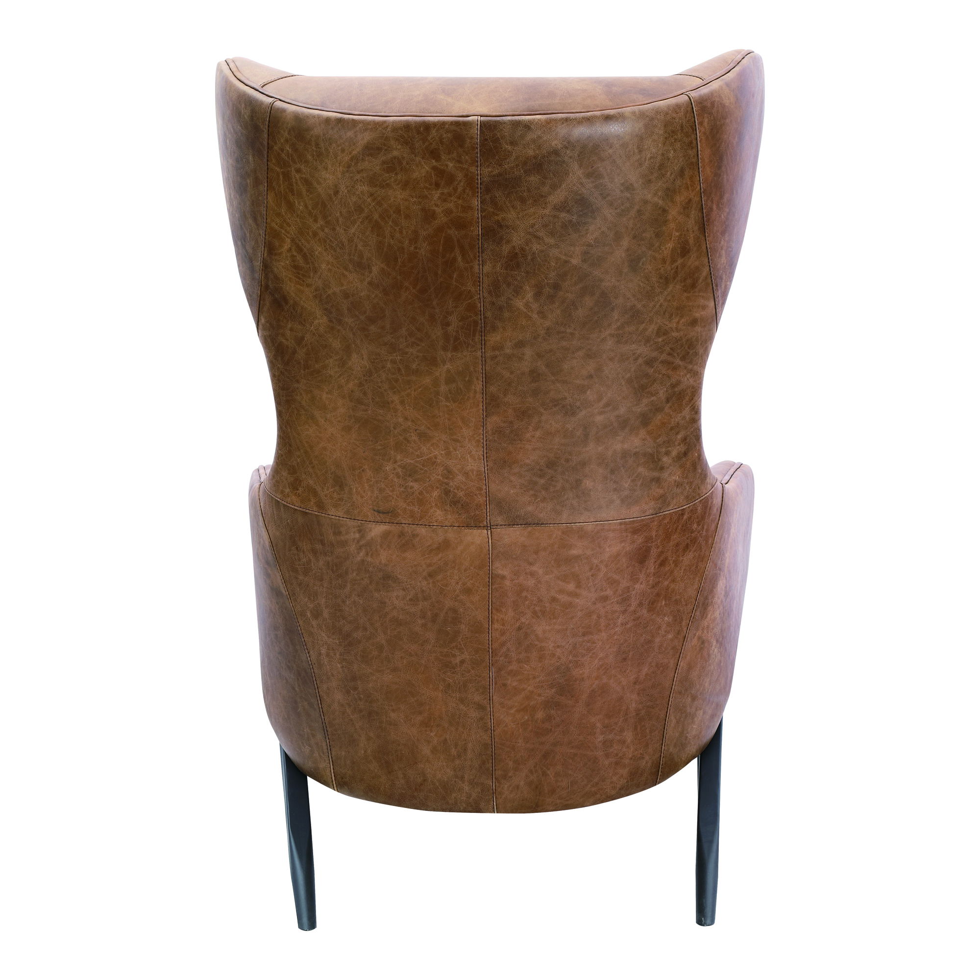 Amos Leather Accent Chair large image 