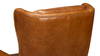 Elite Wing Lounge Chair  Cuba Brown, by Sarreid, 3' length x 2'4" width x 3'4" height thumbnail 3