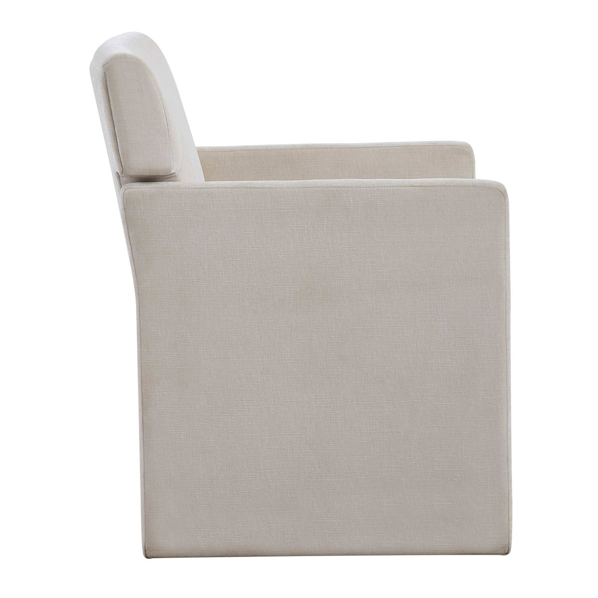 Colette Ivory Dining Chair, by Uttermost, 24" width x 32.5" height x 26.5" depth View 6
