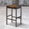 Beck Industrial Bar Stool, Furniture by Uttermost, 18" width x 30" height x 14" depth thumbnail 6