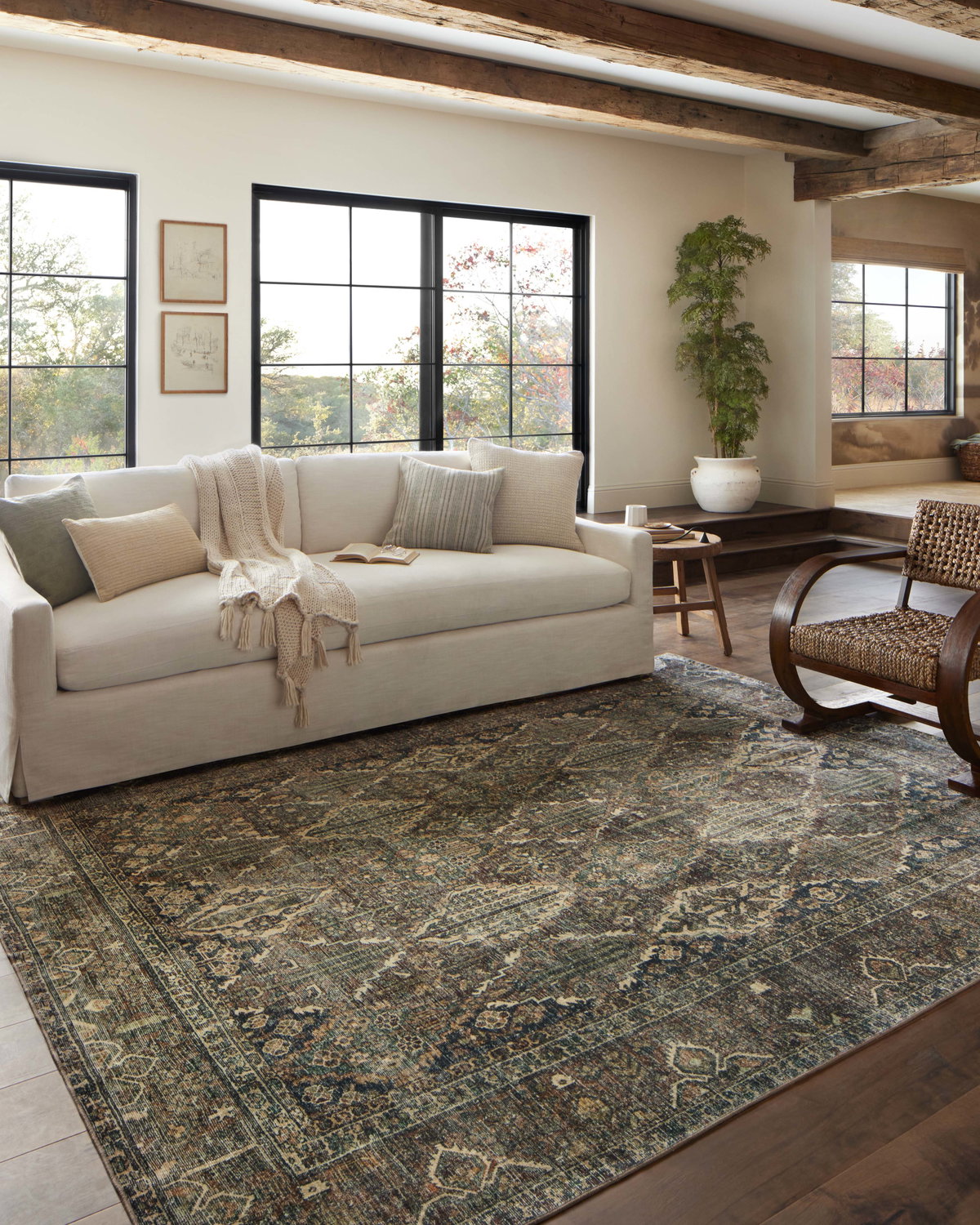 Magnolia Home by Joanna Gaines x Loloi Banks Rug, 2' length x 5' width View 3